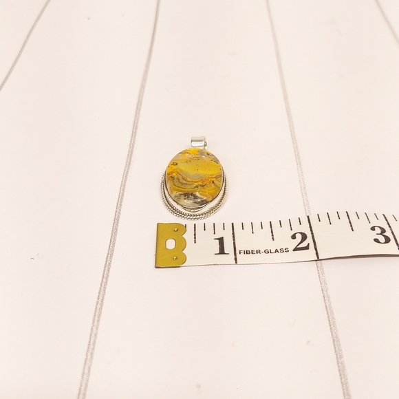 Bumblebee Jasper 925 Pendant - Picture 5 of 8